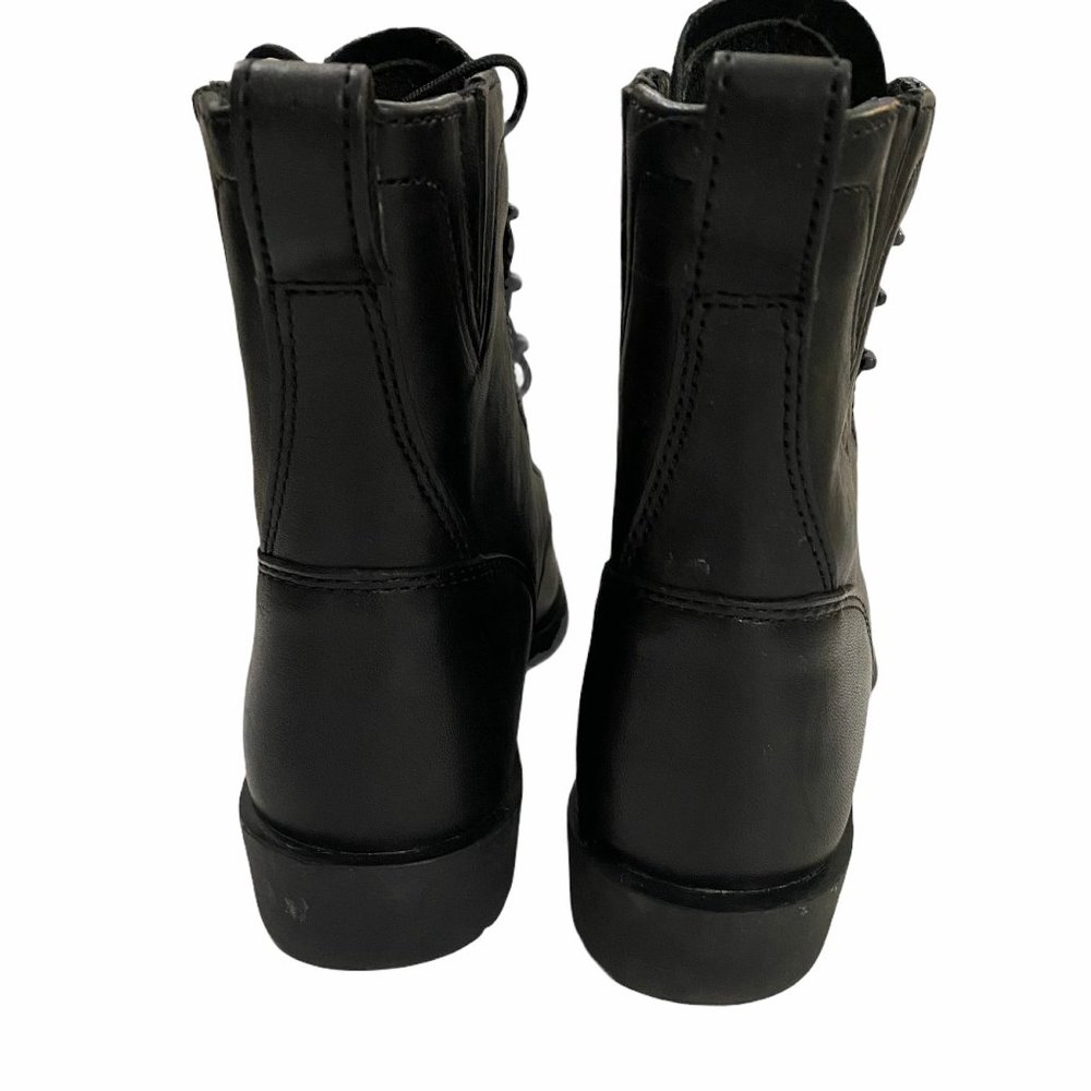 Ariat Heritage Lacer II Black Leather Kiltie Boots - Picture 6 of 11